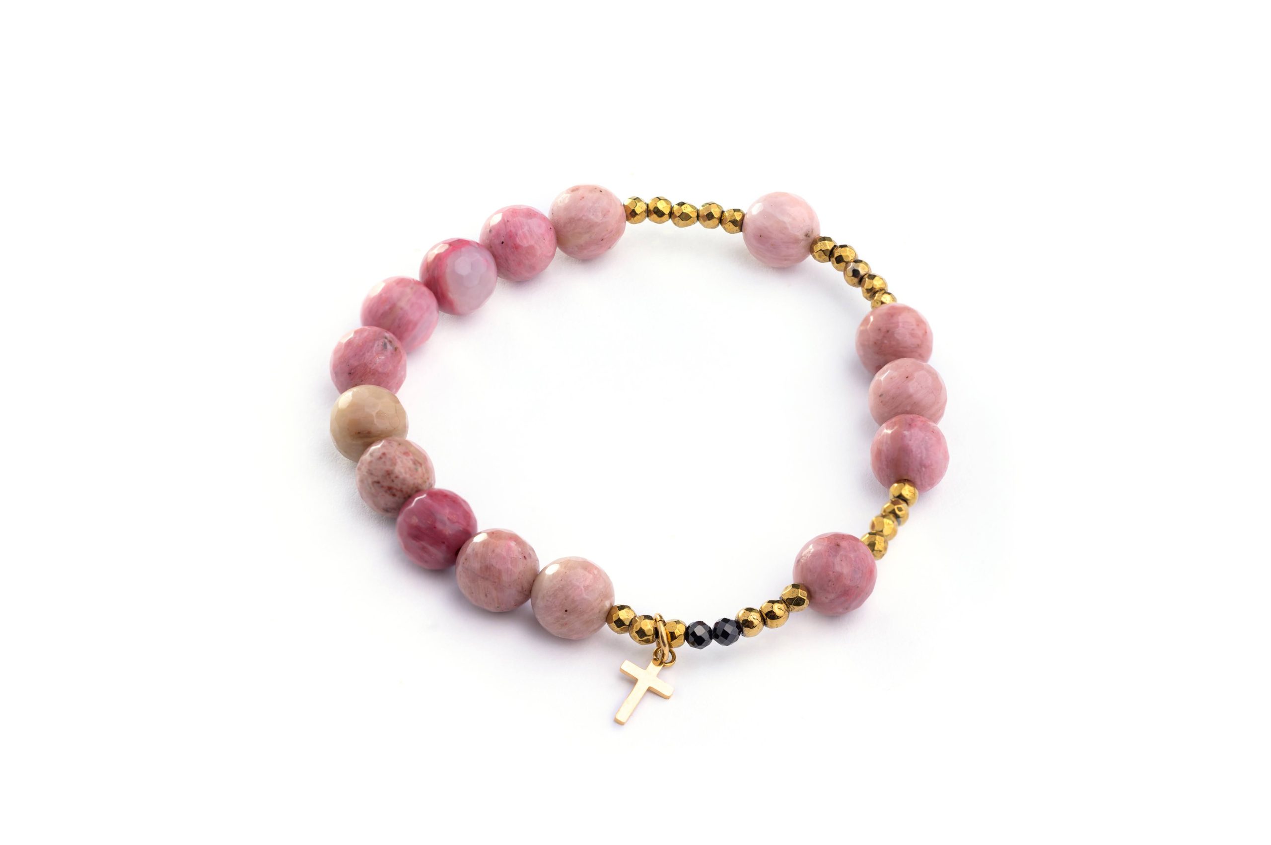 Bransoletka Różaniec Rodonit - obrazek 2