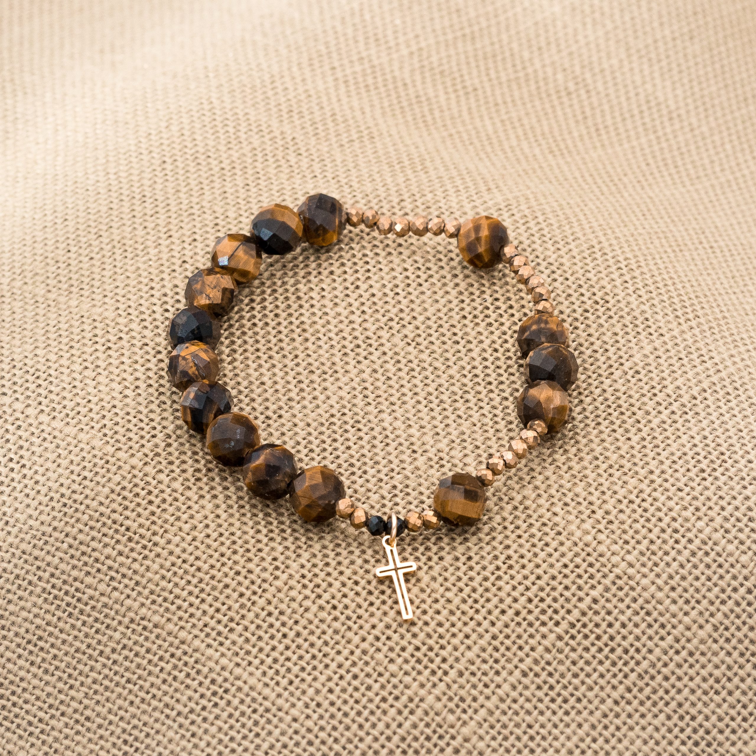 Bransoletka Różaniec Tygrysie Oko