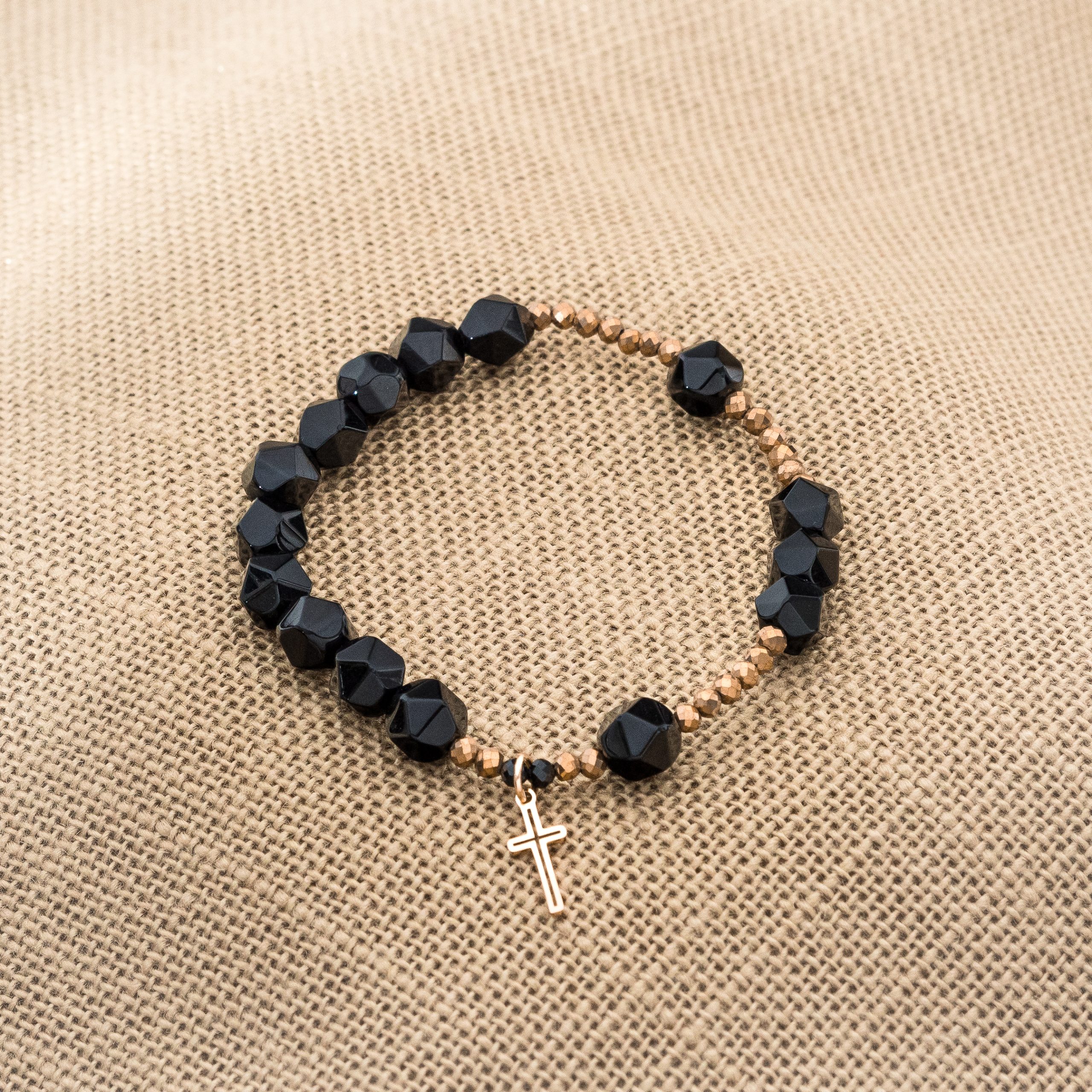 Bransoletka Różaniec Onyks