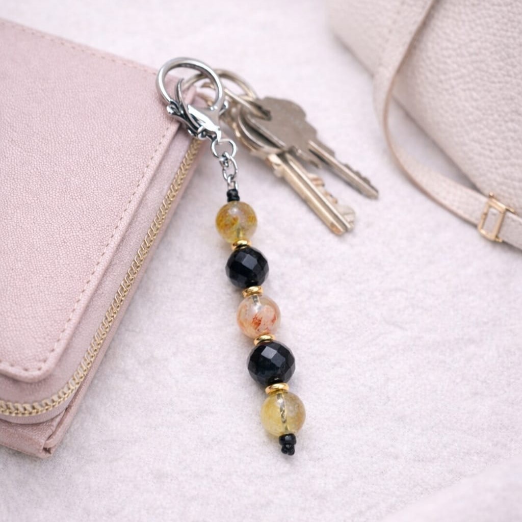 Zawieszka Brelok Turmalin Cytryn