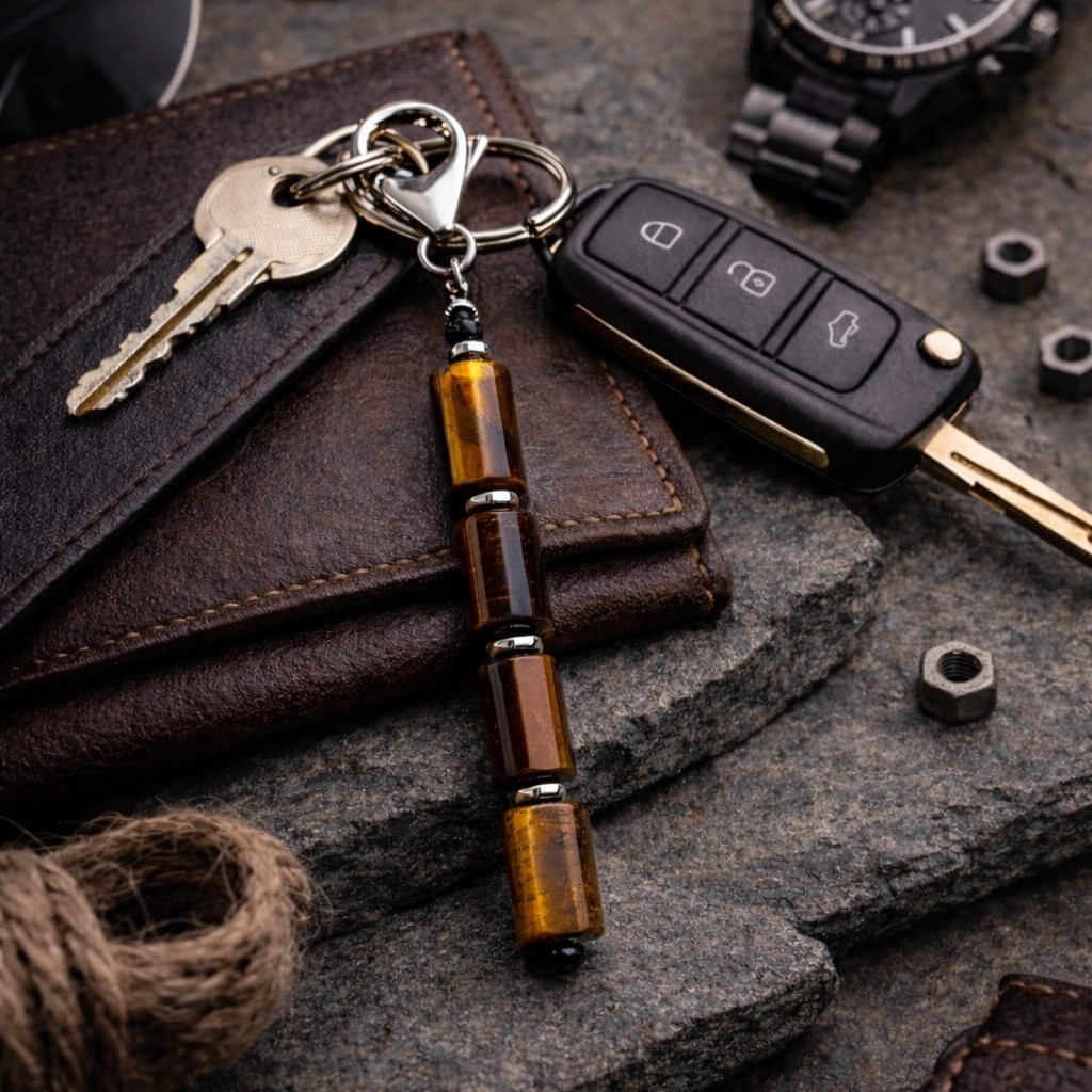 Zawieszka Brelok Tygrysie oko bryła