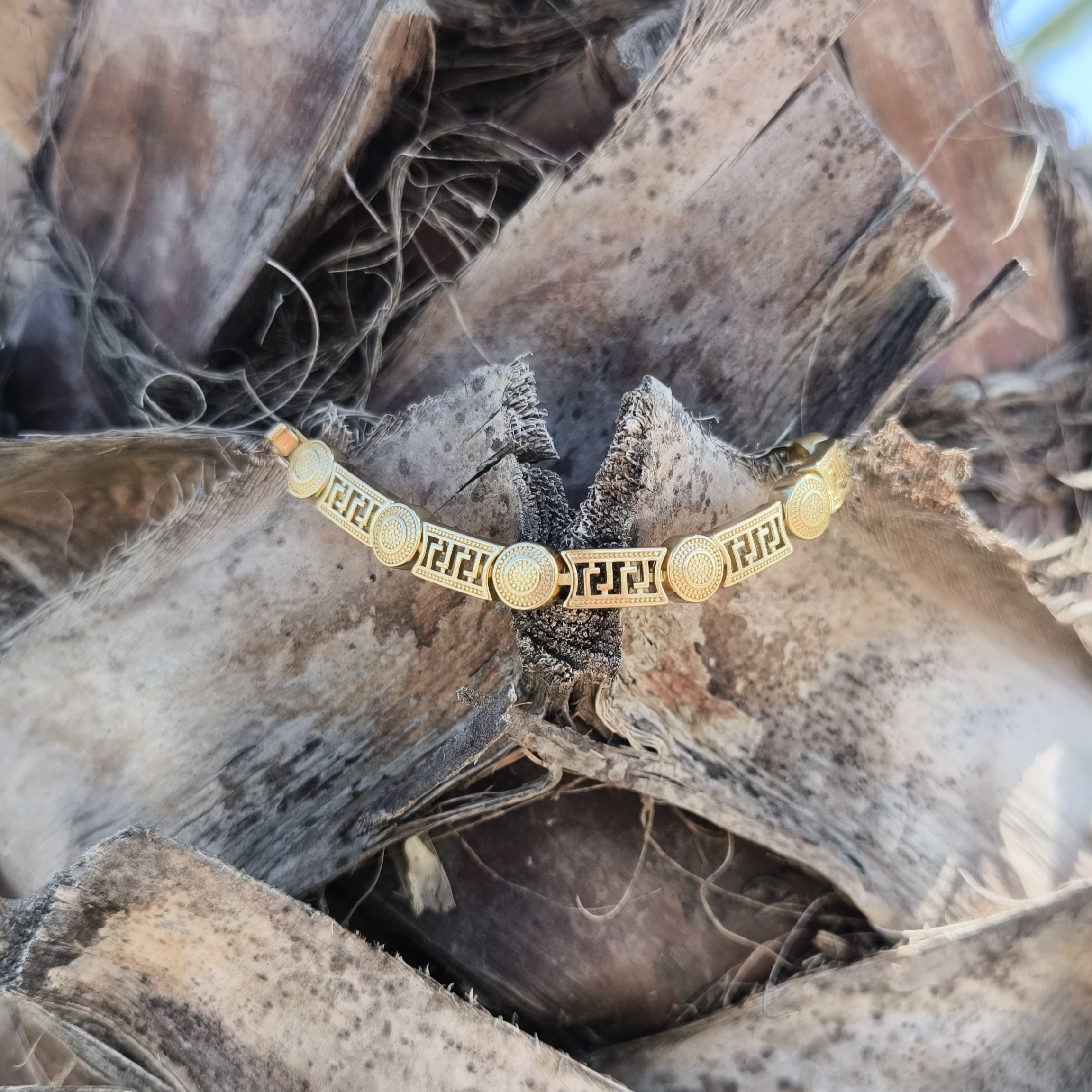 Złota bransoletka "Faraon"