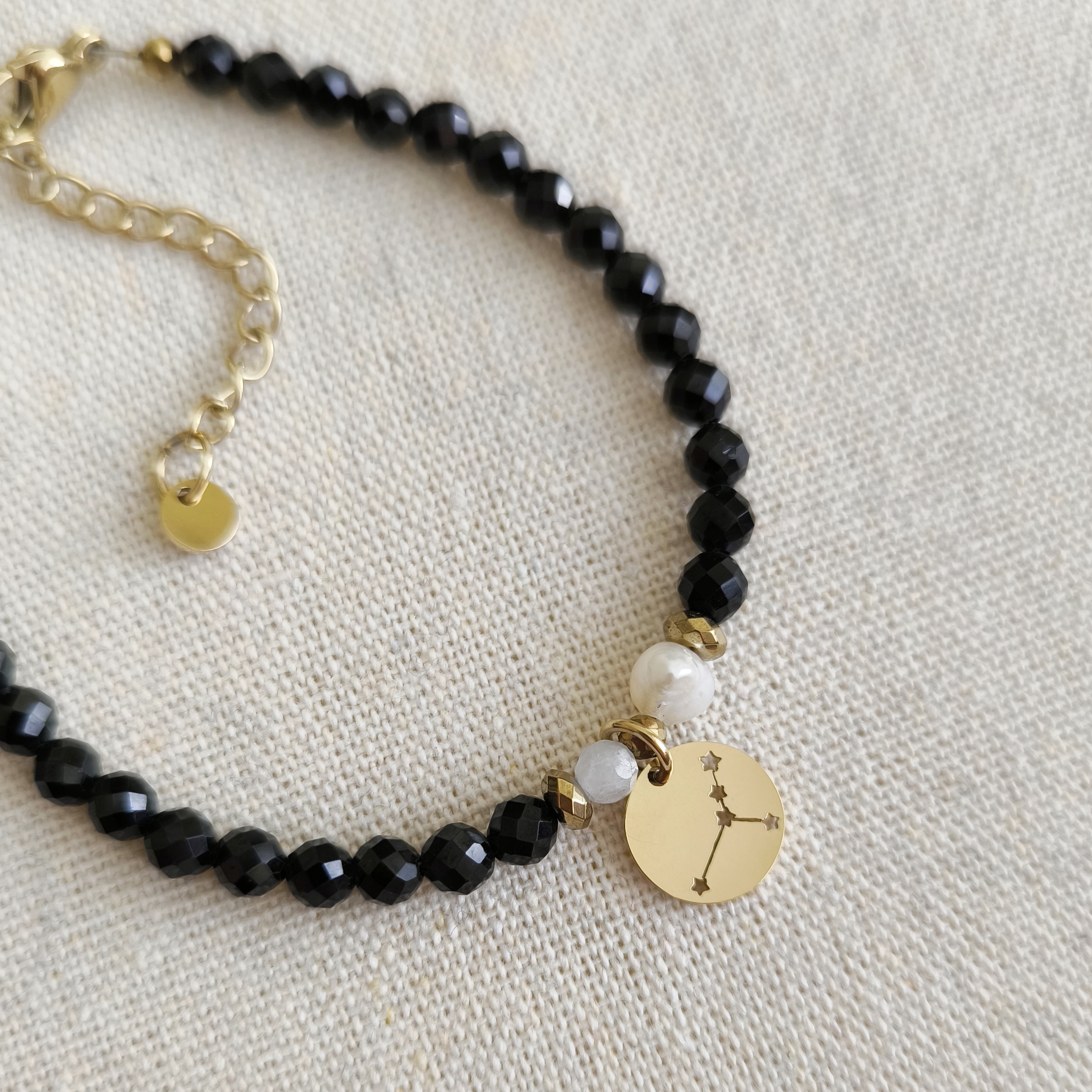 Bransoletka zodiakalna z zawieszką RAK