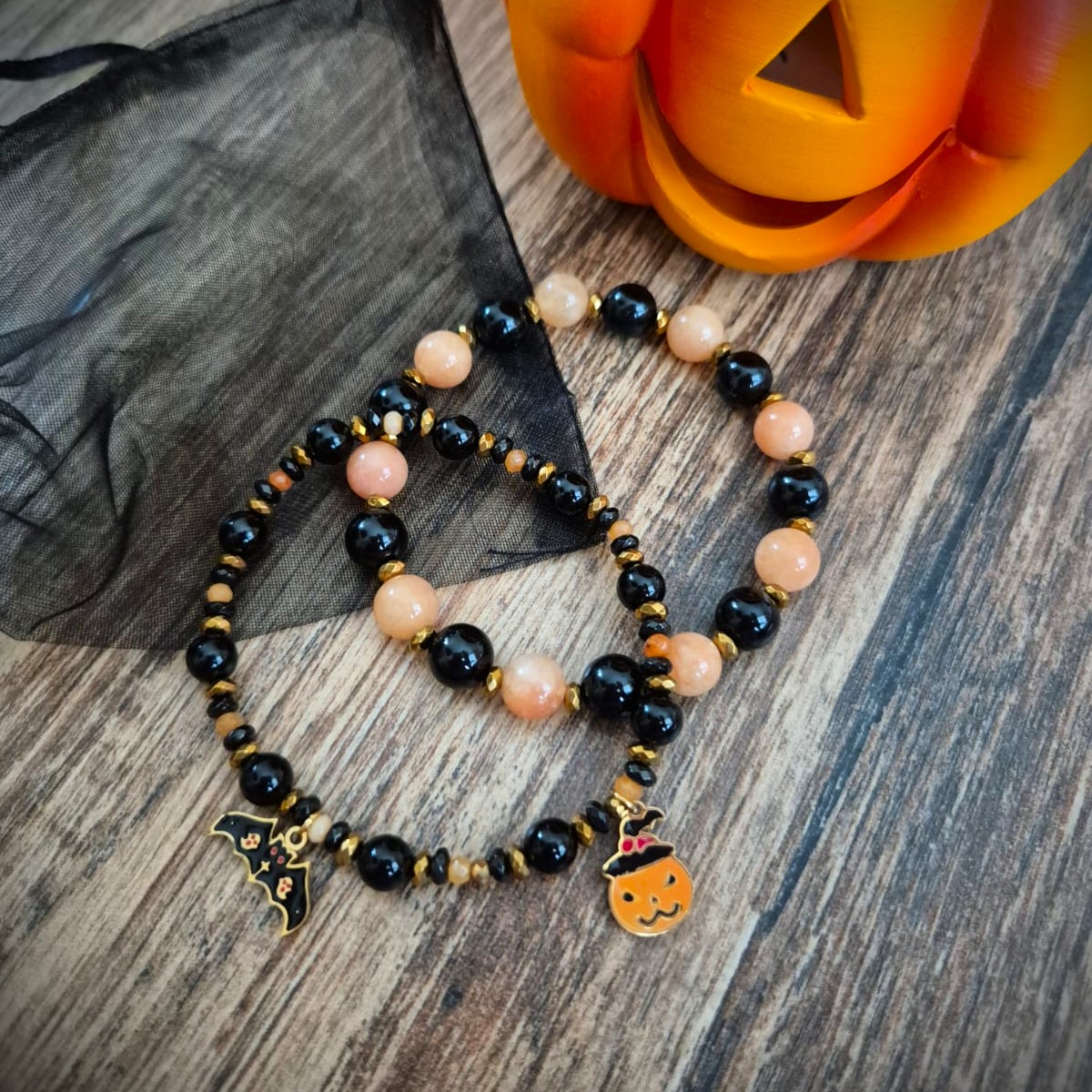 Bransoletka HALLOWEN kule - obrazek 2