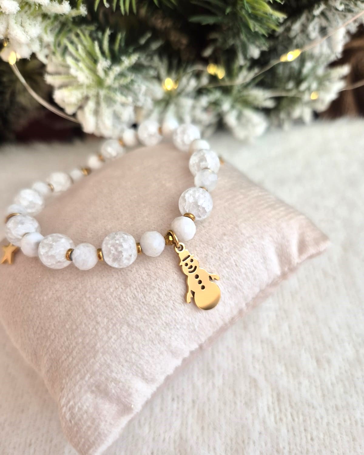 Bransoletka Winter Magic z zawieszkami - obrazek 3