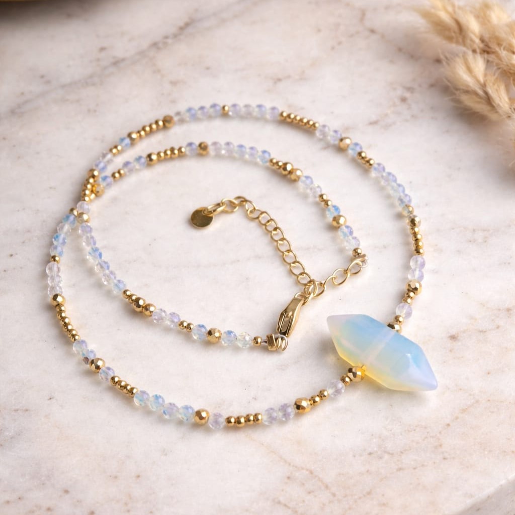 Naszyjnik choker GROT Opal